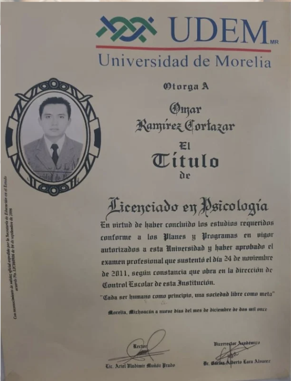 T&iacute;tulo UDEM frente