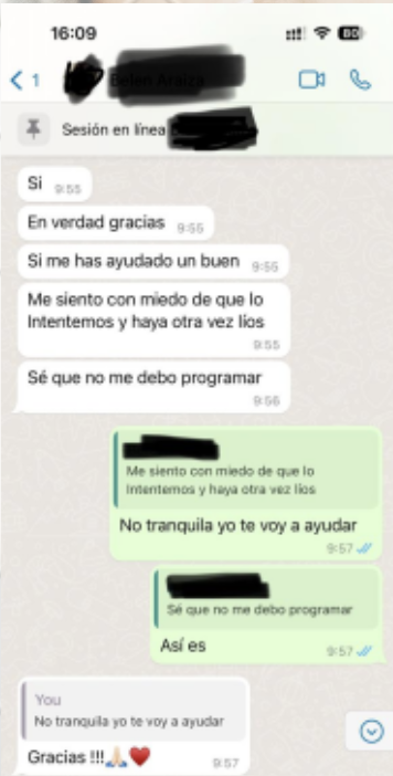 WhatsApp paciente